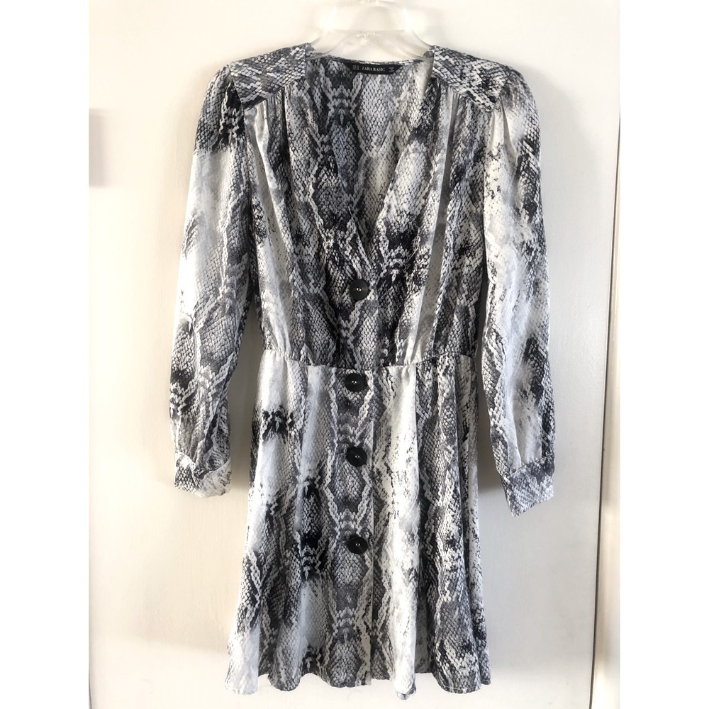 Snake print dress Zara